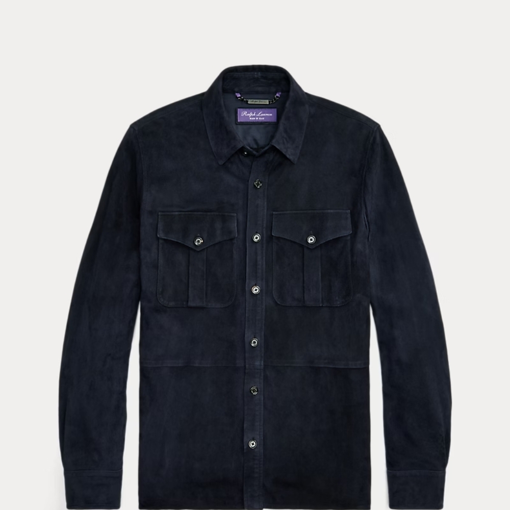 Ralph Lauren Purple Label  ShirtsSuede Overshirt